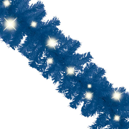 juleguirlande med LED-lys 20 m blå