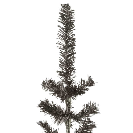 smalt juletræ 210 cm sort