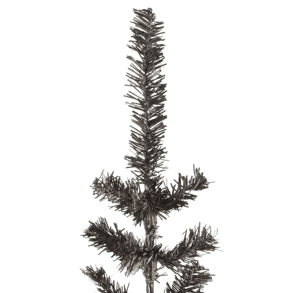 smalt juletræ 240 cm sort