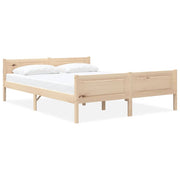 sengestel 160x200 cm massivt fyrretræ
