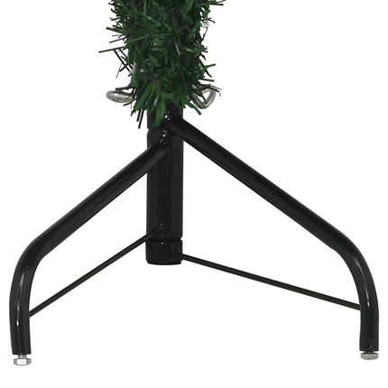 kunstigt juletræ til hjørne 120 cm PVC grøn