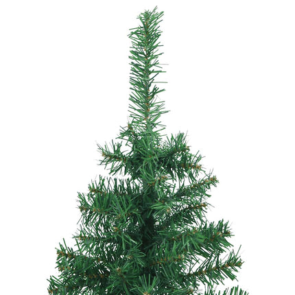 kunstigt juletræ til hjørne 120 cm PVC grøn