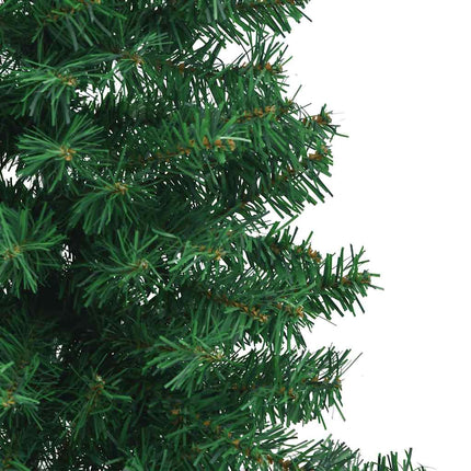 kunstigt juletræ til hjørne 120 cm PVC grøn