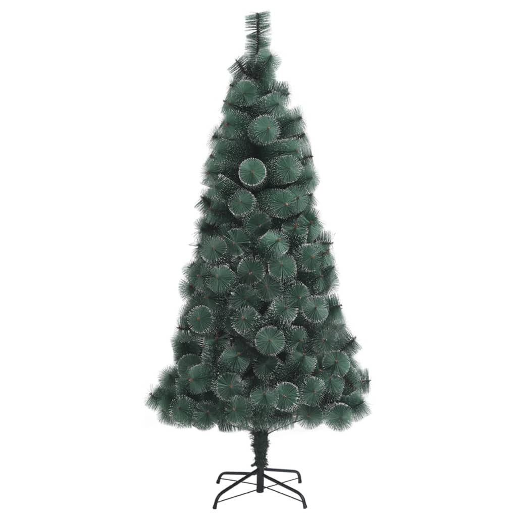 kunstigt juletræ med fod 120 cm PET grøn