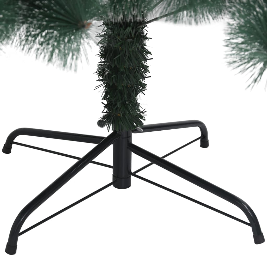 kunstigt juletræ med fod 120 cm PET grøn