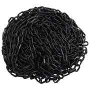 advarselskæde 100 m Ø8 mm plastik sort