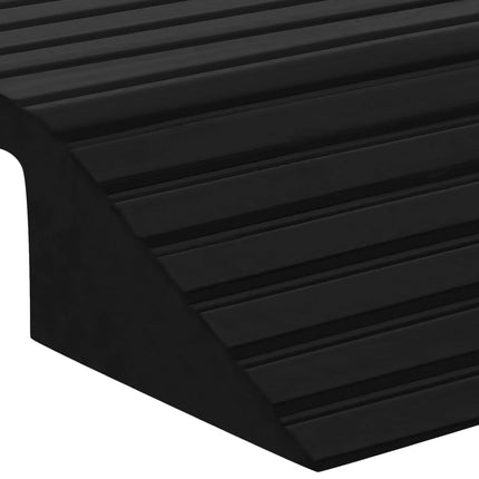 dørtrinsrampe broform 3 stk. 49x40x8 cm gummi