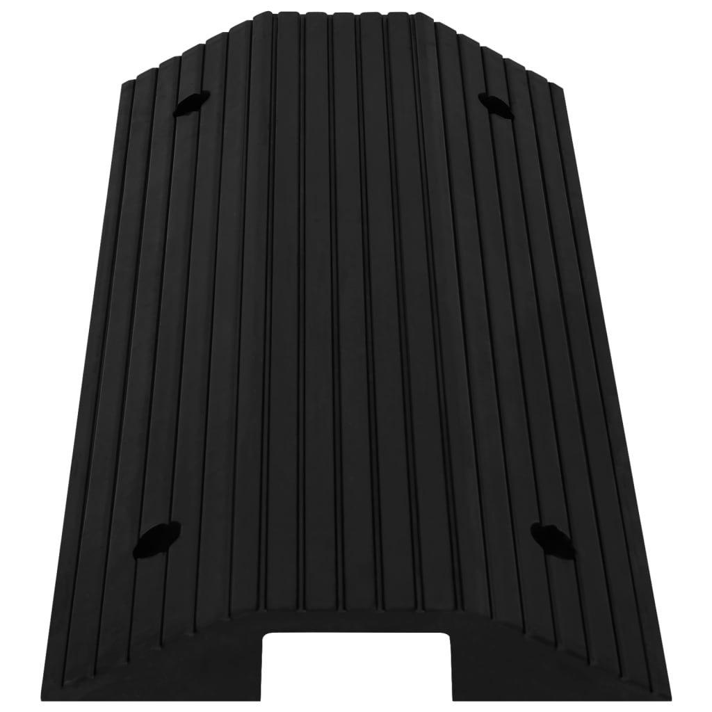 dørtrinsrampe broform 80x40x8 cm gummi