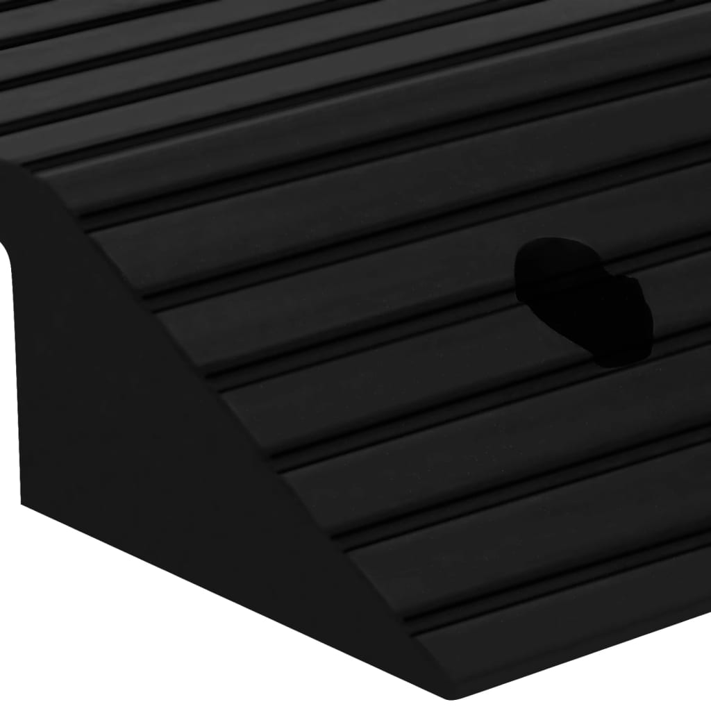 dørtrinsrampe broform 80x40x8 cm gummi