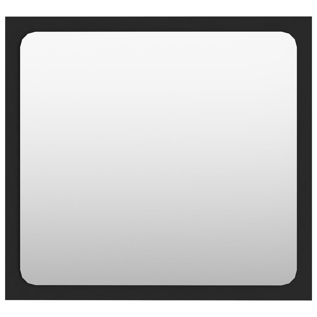 badeværelsesmøbelsæt konstrueret træ sort