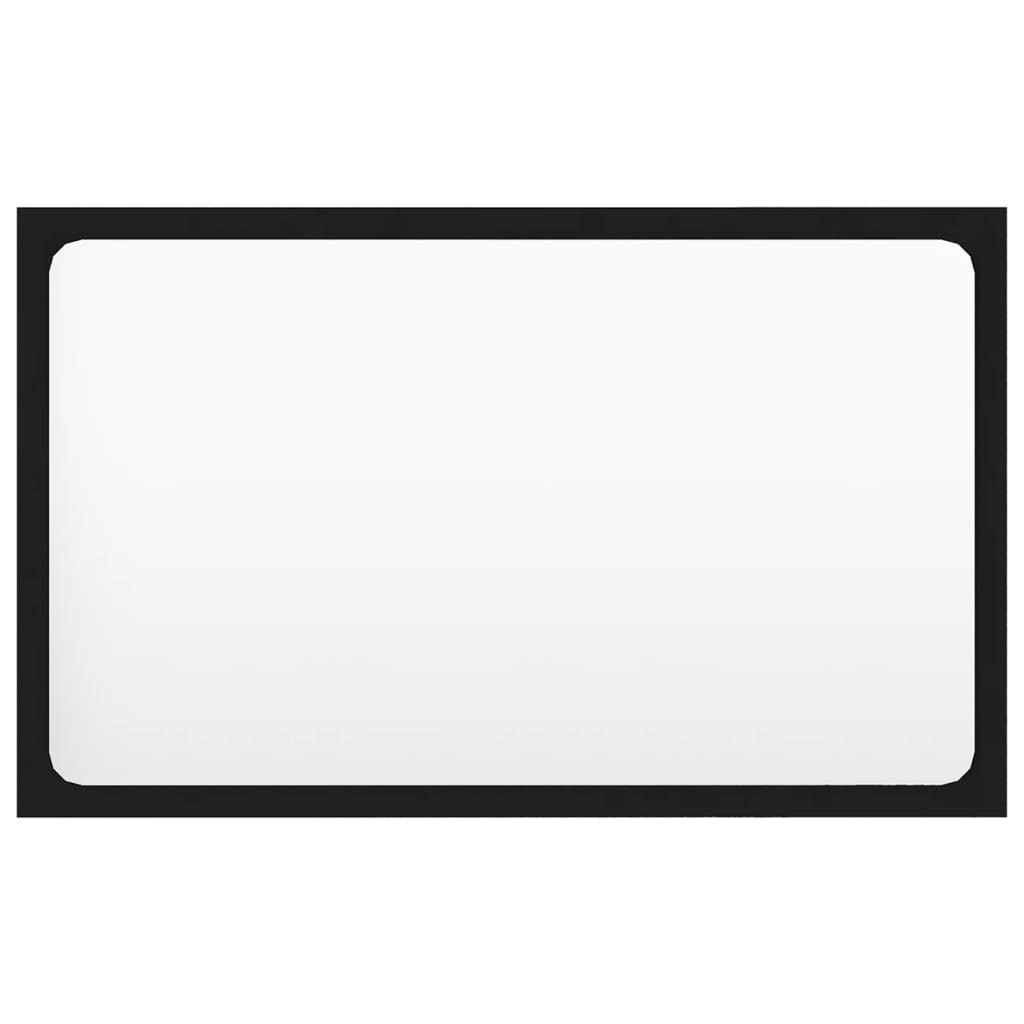 badeværelsesmøbelsæt konstrueret træ sort