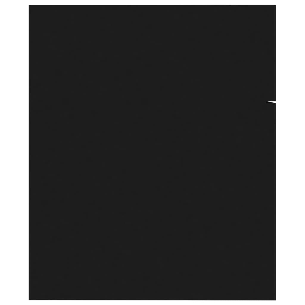 badeværelsesmøbelsæt spånplade sort