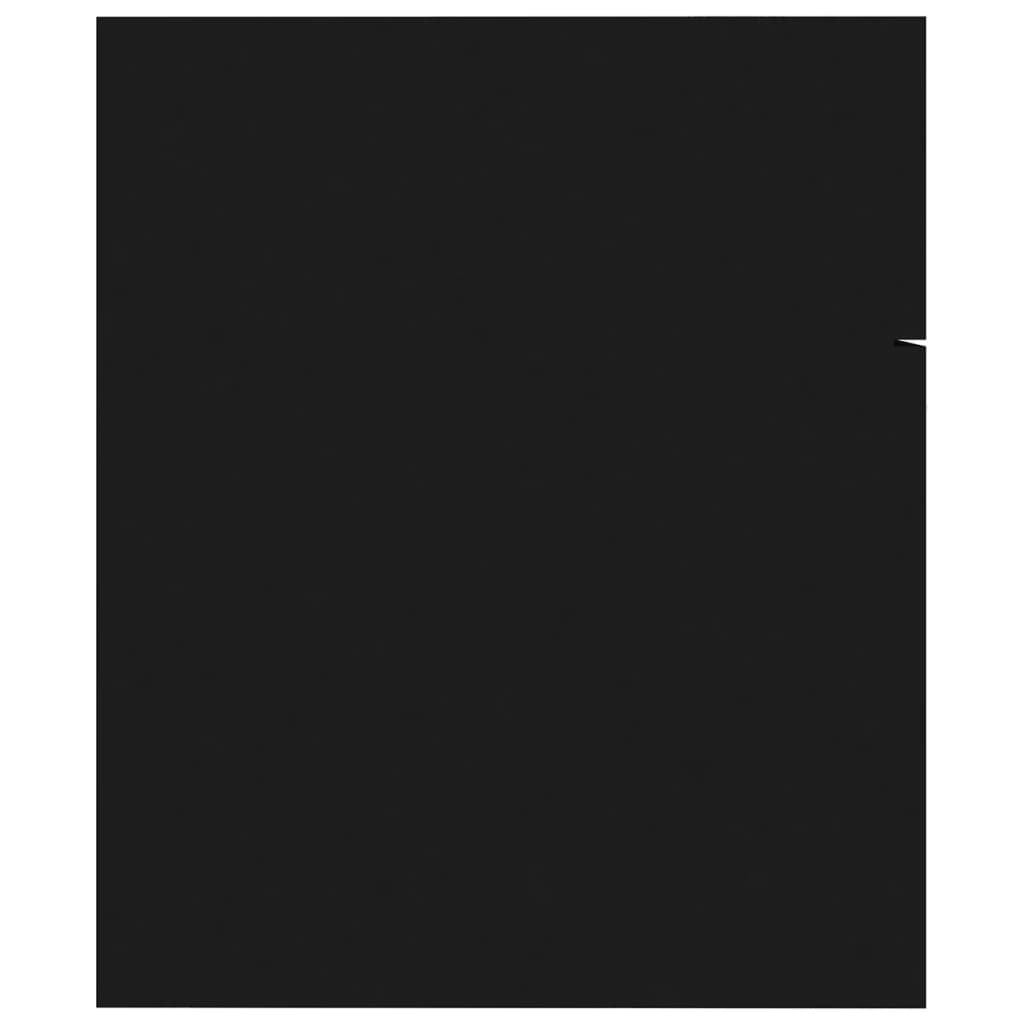 badeværelsesmøbelsæt spånplade sort