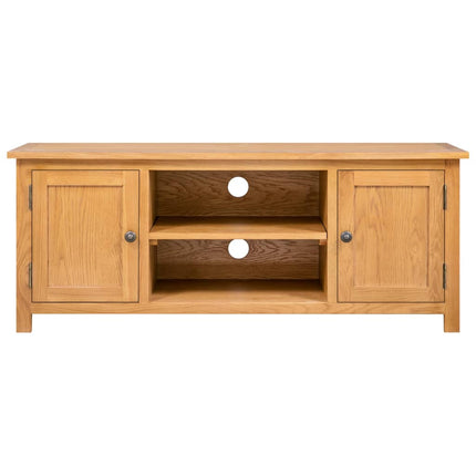 tv-skab 110x35x44 cm massivt egetræ