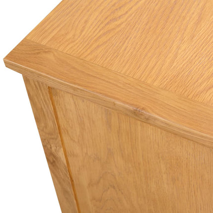 tv-skab 110x35x44 cm massivt egetræ