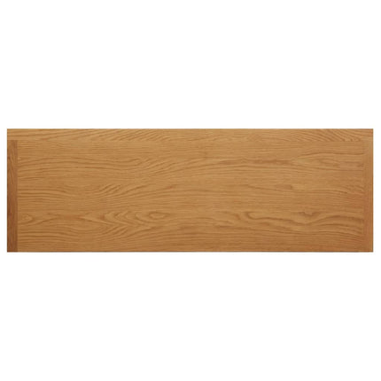 kosmetikbord 110x40x75 cm massivt egetræ
