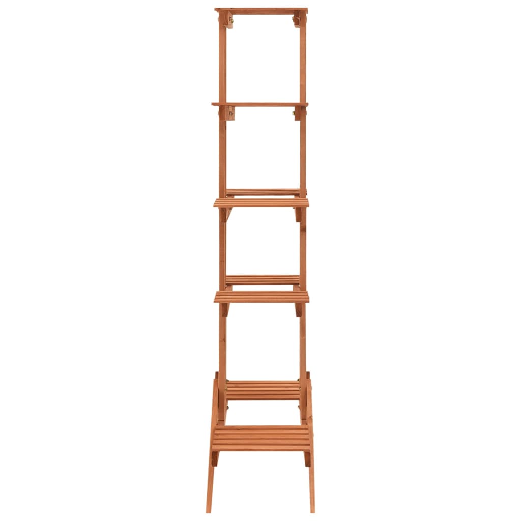 plantestativ 83x25x132 cm massivt fyrretræ