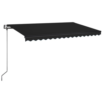 markise 450x350 cm automatisk betjening antracitgrå