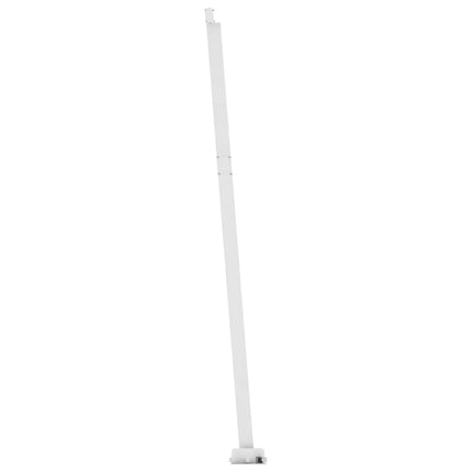markise m. LED-lys 600x300 cm manuel betjening cremefarvet