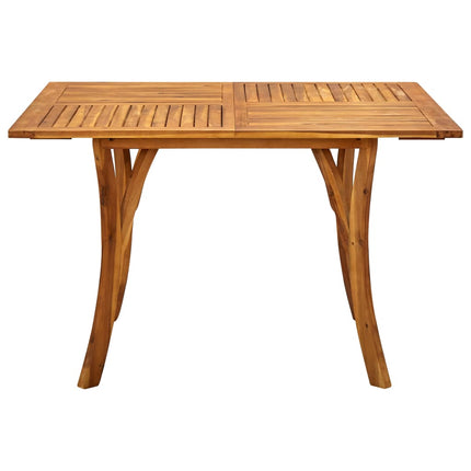 spisebordssæt til haven 5 dele sort