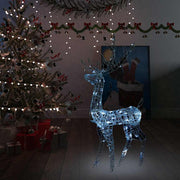 juledekoration rensdyr 140 LED'er 120 cm akryl kold hvid