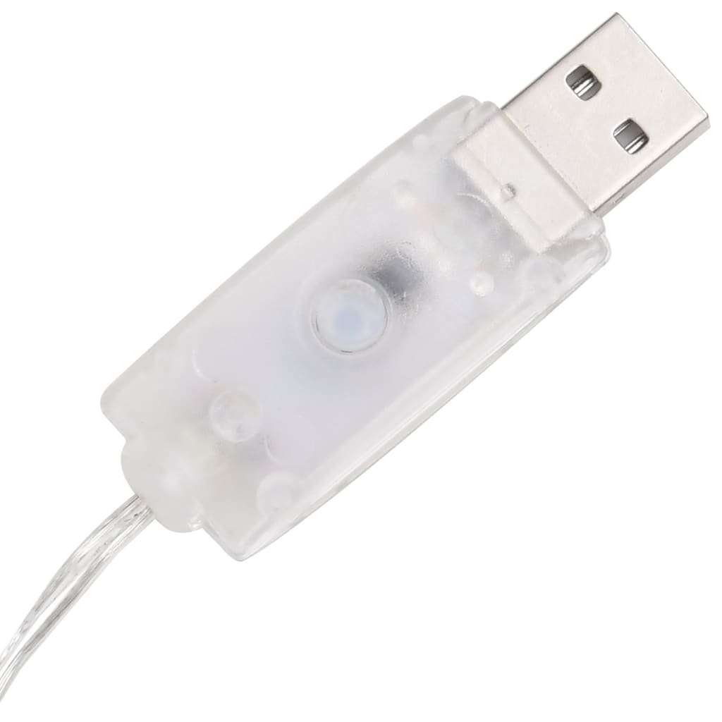 dekorativ lyspyramide LED 90 cm akryl kold hvid