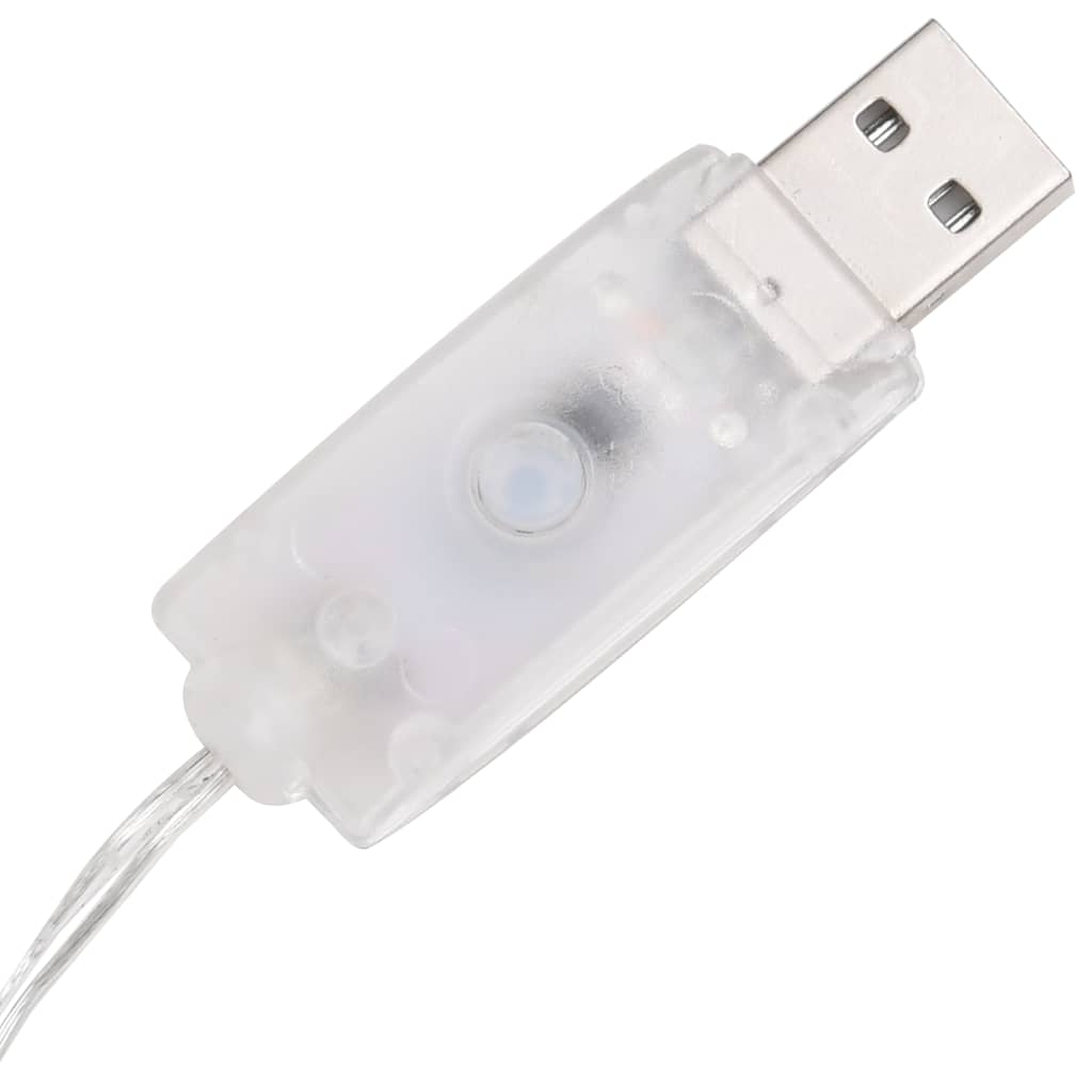 dekorativ lyspyramide LED 120 cm akryl blå