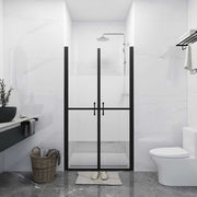 brusedør (73-76)x190 cm sikkerhedsglas delvist matteret