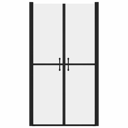 brusedør (73-76)x190 cm sikkerhedsglas matteret
