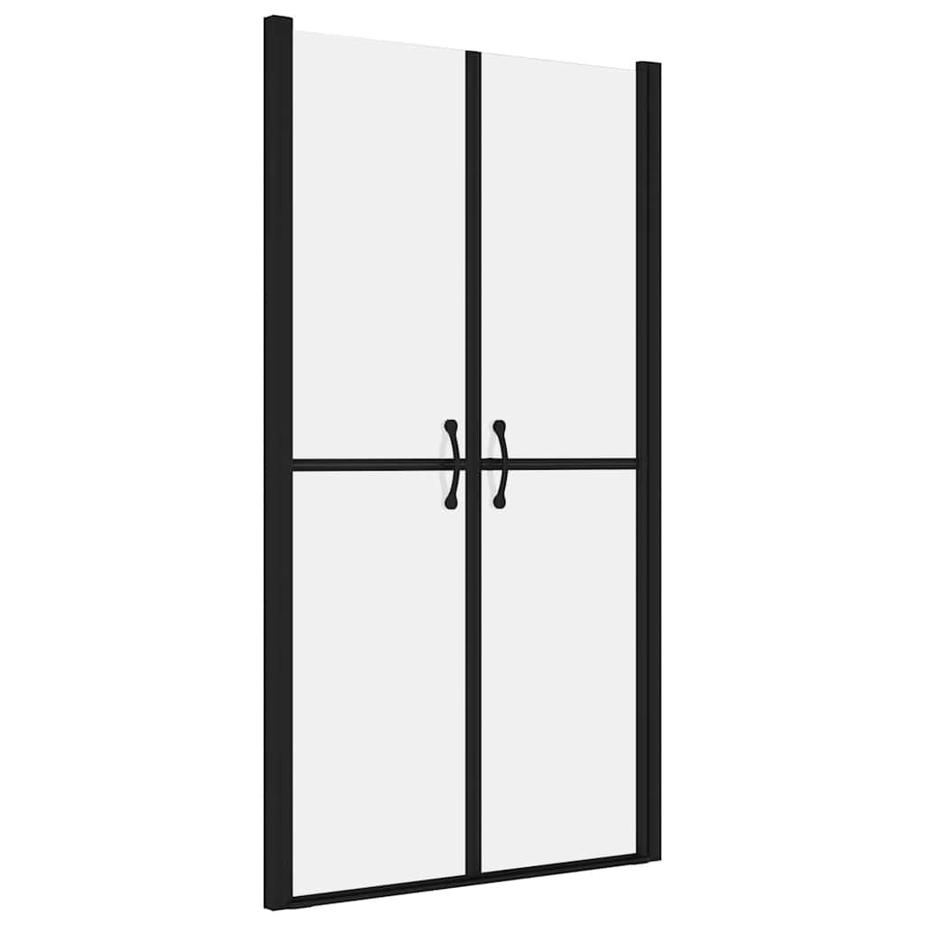 brusedør (93-96)x190 cm sikkerhedsglas matteret