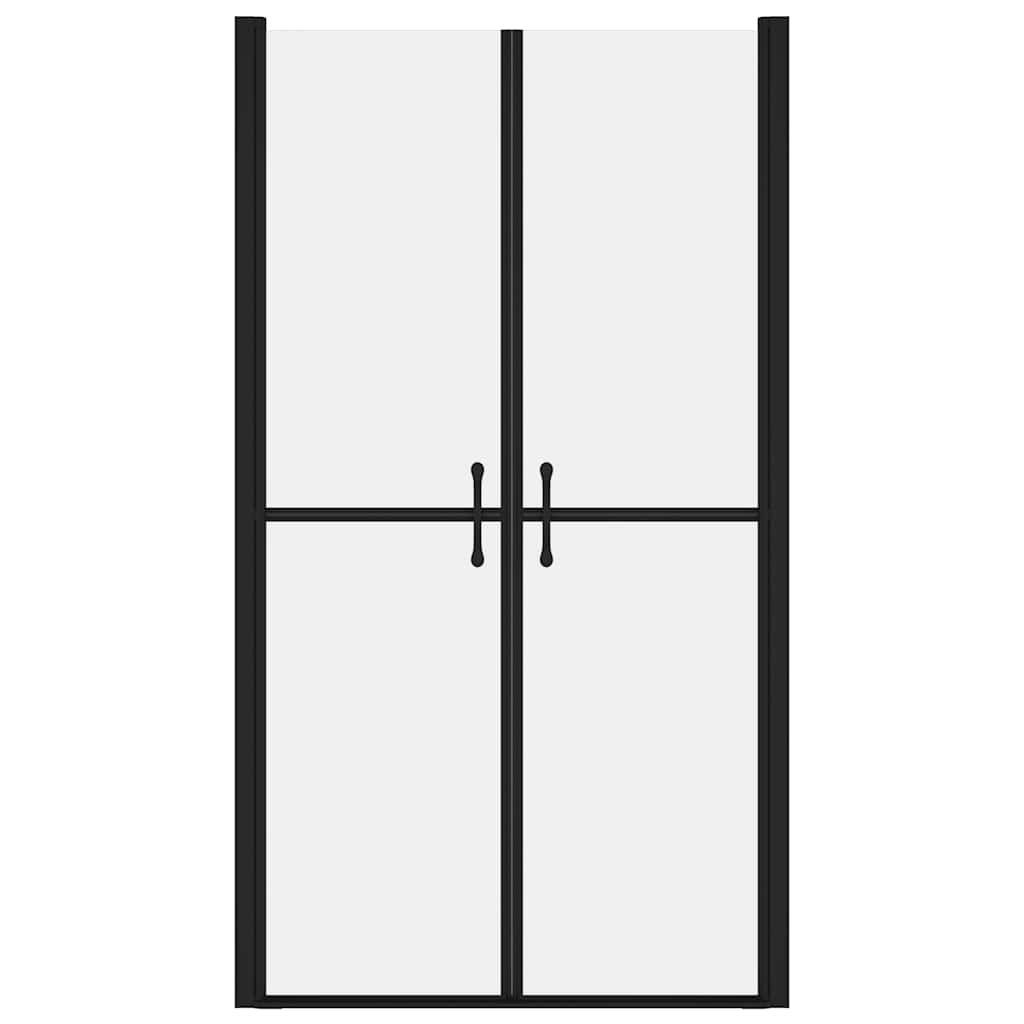 brusedør (93-96)x190 cm sikkerhedsglas matteret