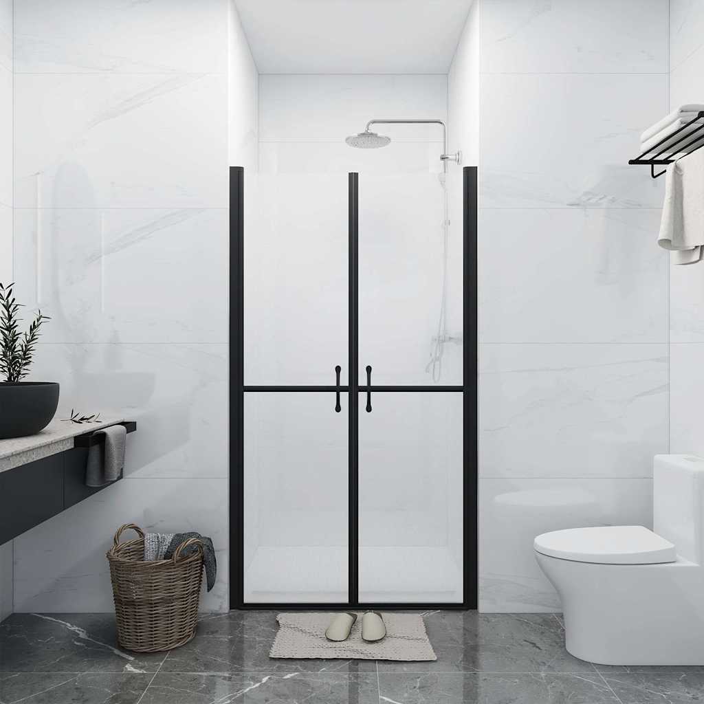 brusedør (93-96)x190 cm sikkerhedsglas matteret