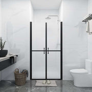 brusedør (93-96)x190 cm sikkerhedsglas matteret