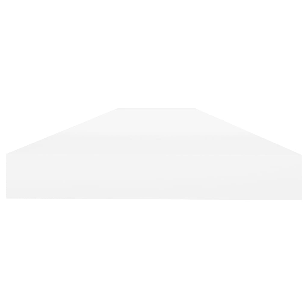 svævehylde 90x23,5x3,8 cm MDF egetræsfarve og hvid