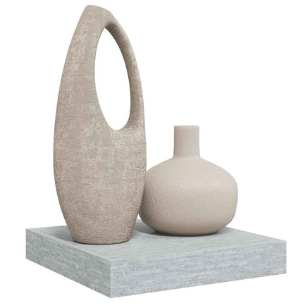 væghylde 23x23,5x3,8 cm MDF betongrå