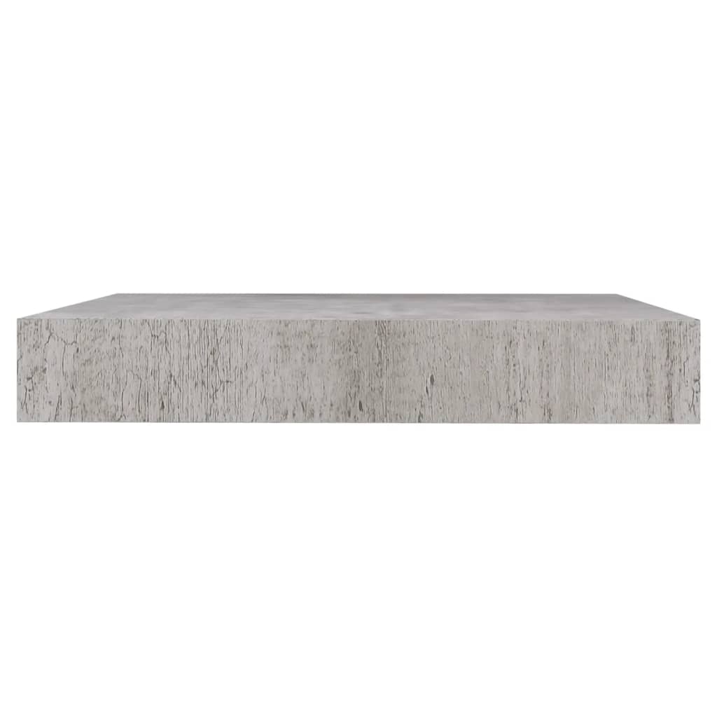væghylder 2 stk. 23x23,5x3,8 cm MDF betongrå