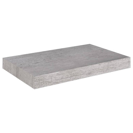 væghylder 2 stk. 40x23x3,8 cm MDF betongrå