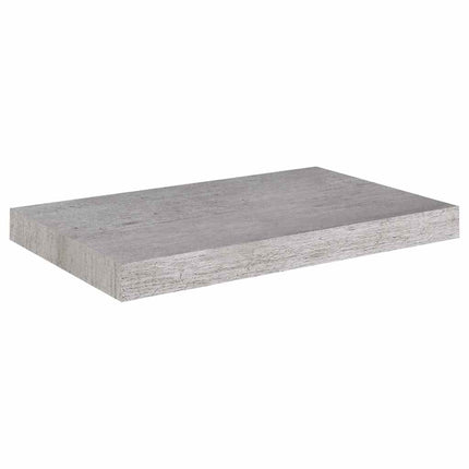 væghylde 50x23,5x3,8 cm MDF betongrå