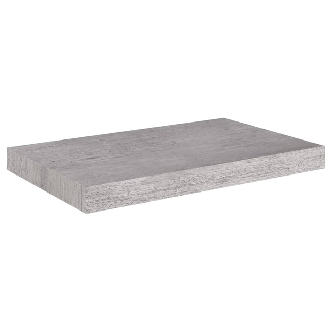 væghylde 50x23x3,8 cm MDF betongrå