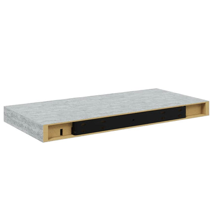 væghylder 4 stk. 50x23,5x3,8 cm MDF betongrå