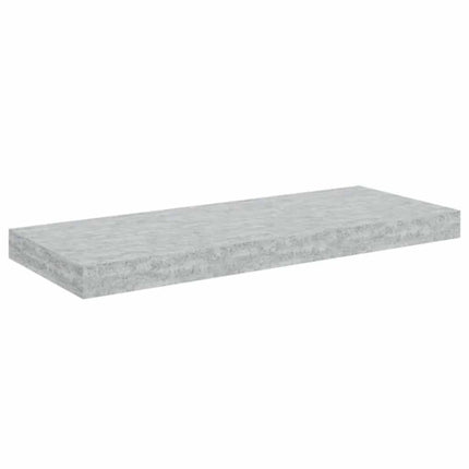 væghylder 2 stk. 60x23,5x3,8 cm MDF betongrå