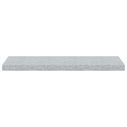 væghylde 80x23,5x3,8 cm MDF betongrå