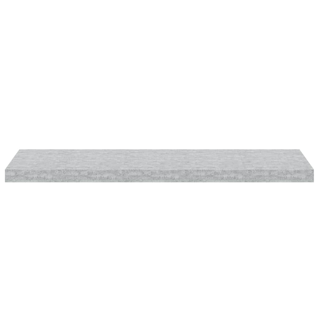 svævehylder 4 stk. 90x23,5x3,8 cm MDF betongrå