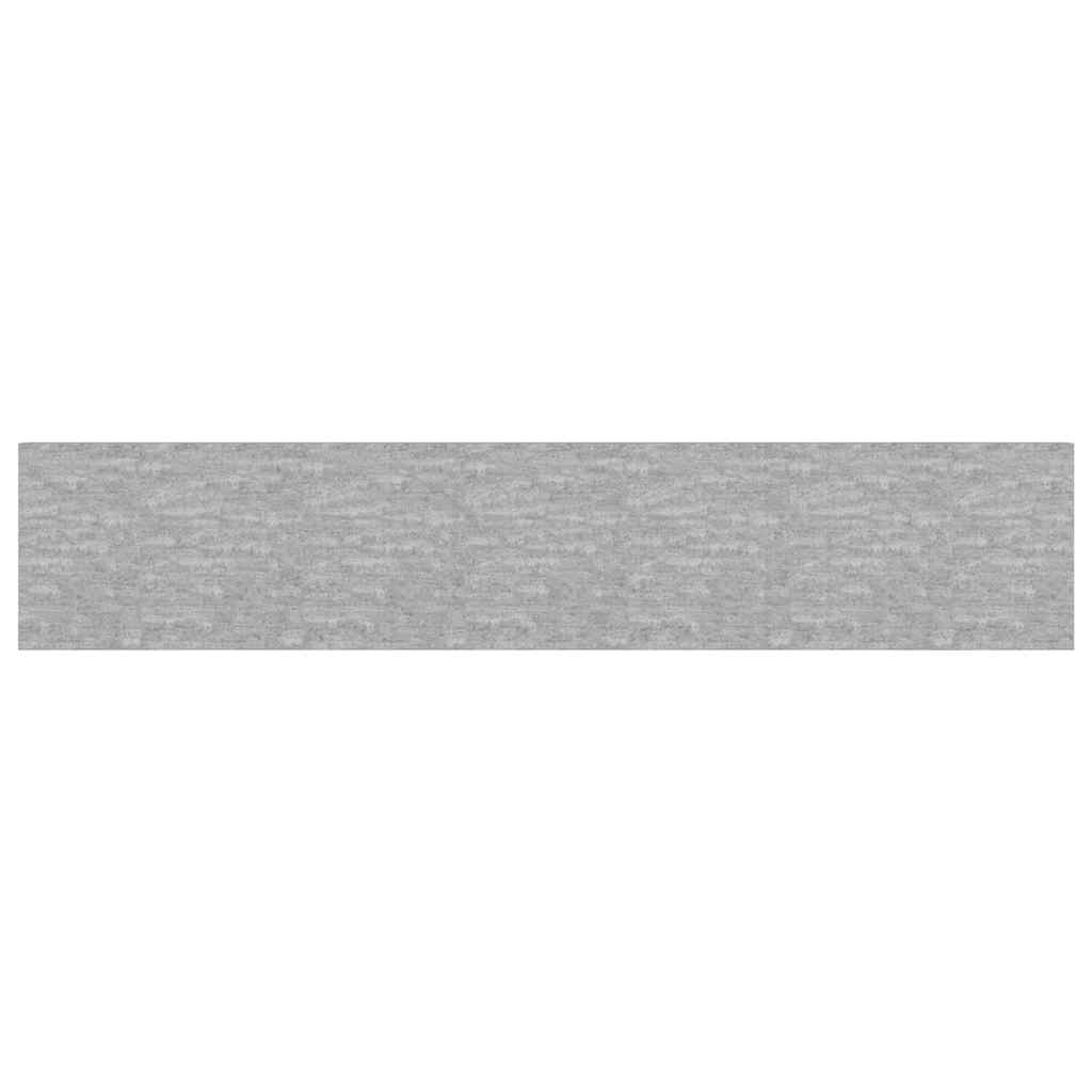 væghylder 4 stk. 120x23,5x3,8 cm MDF betongrå