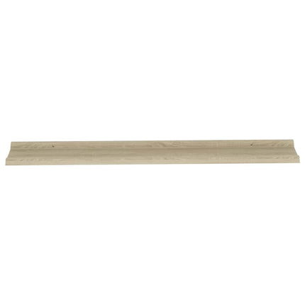væghylder 2 stk. 115x9x3 cm sonoma-eg