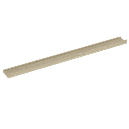 væghylder 4 stk. 100x9x3 cm sonoma-eg