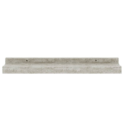væghylder 4 stk. 40x9x3 cm betongrå