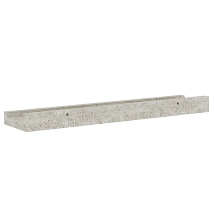 væghylder 4 stk. 40x9x3 cm betongrå