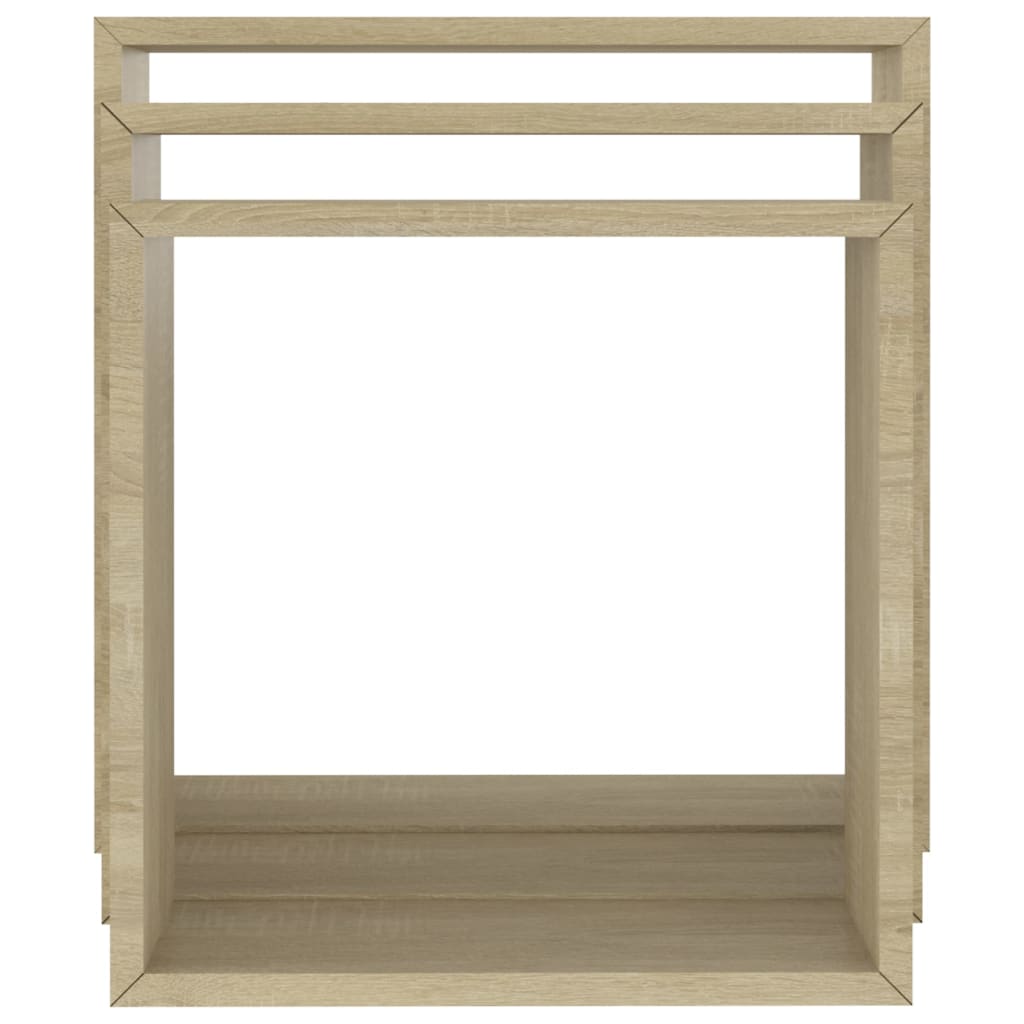 væghylder 3 stk. kubeformet sonoma-eg