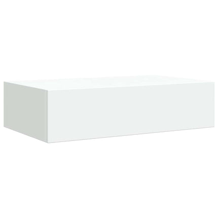væghylde med skuffe 40x23,5x10 cm MDF hvid